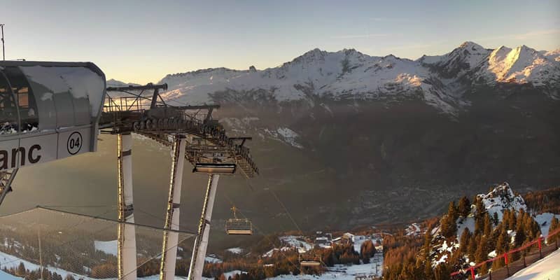 Webcam Les Arcs TSD Mont Blanc